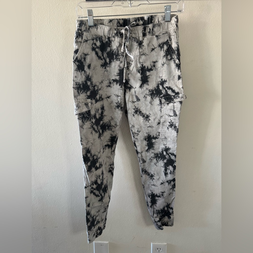 Tie dye cargo pants